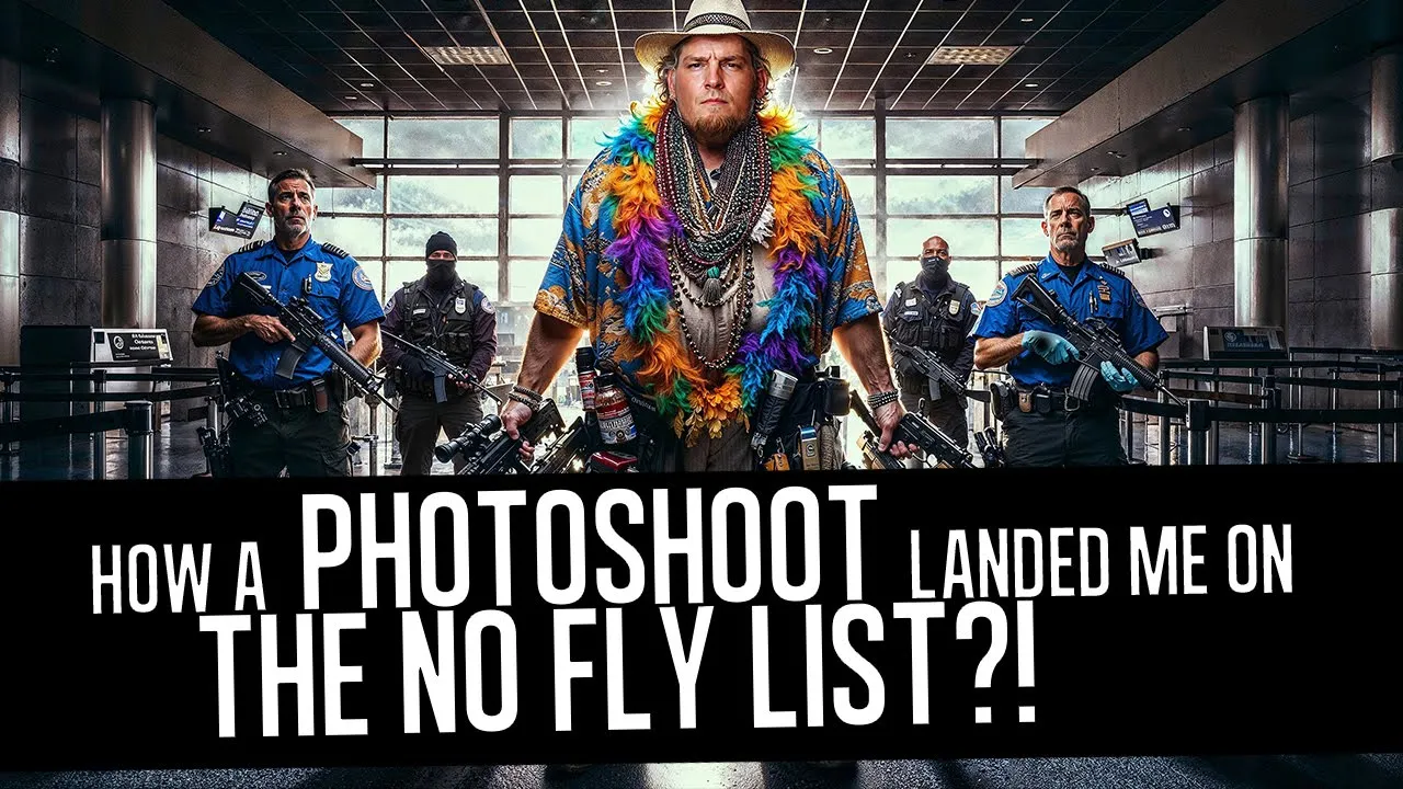 Short: How a photoshoot landed me on the NO FLY LIST?!