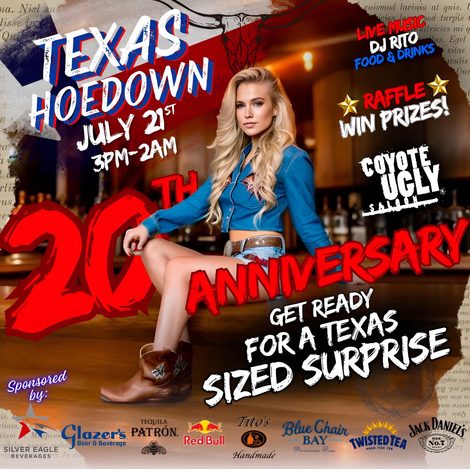 San Antonio: 20 Year Anniversary – Texas Hoedown: July 21, 2024