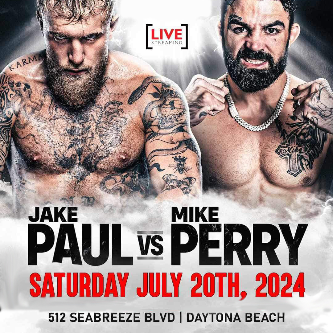 Daytona Beach: Jake Paul vs. Mike Perry: July 20, 2024