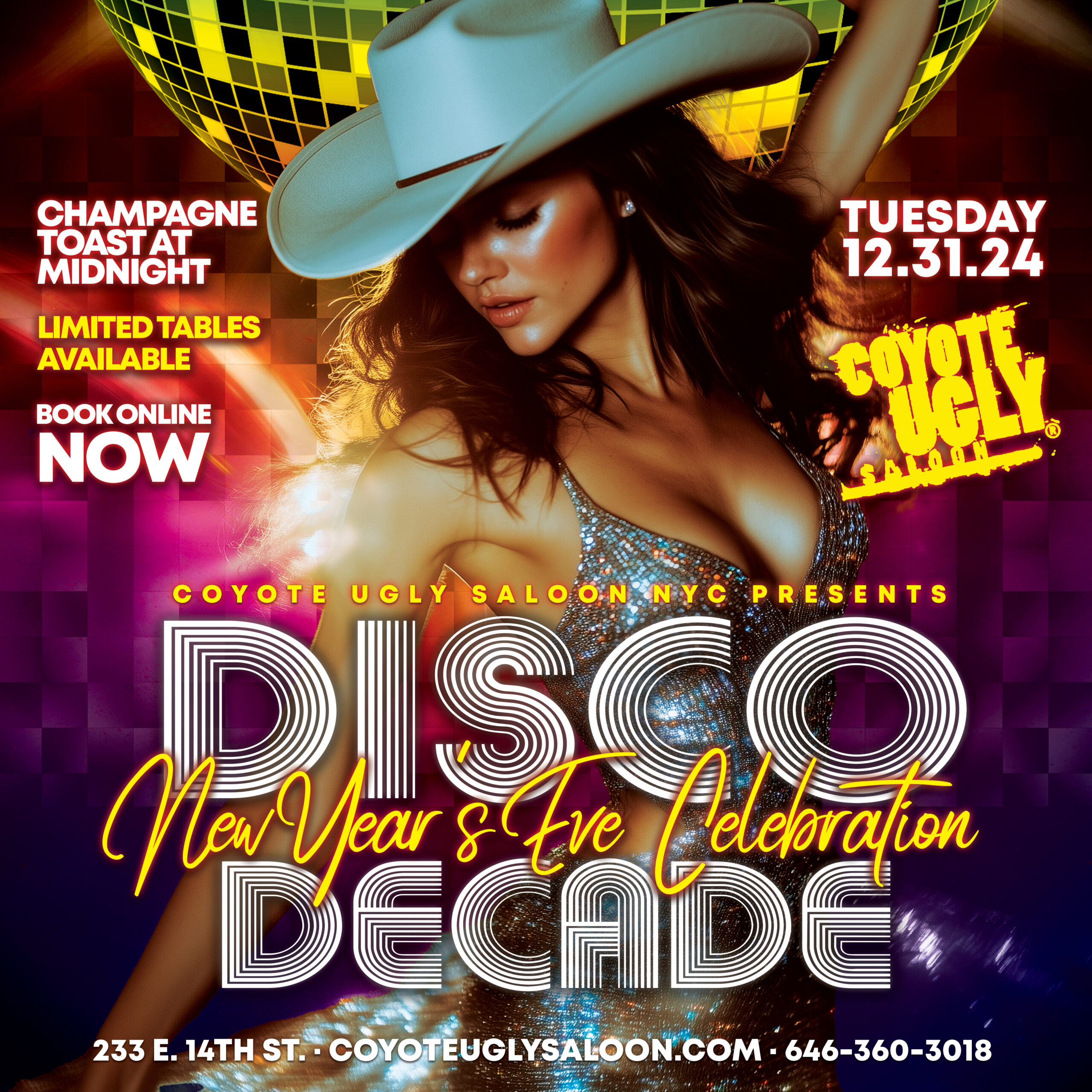 New York: New Year’s Eve – Disco Decade: December 31, 2024